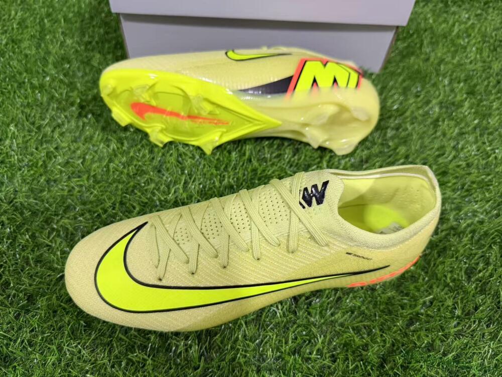 Nike Air Zoom Mercurial Vapor 16 Elite FG Firm Ground Soccer Cleats - Yellow/Black/Red