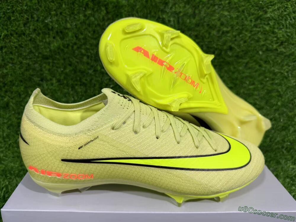 Nike Air Zoom Mercurial Vapor 16 Elite FG Firm Ground Soccer Cleats - Yellow/Black/Red