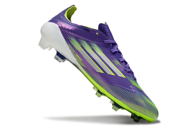 Adidas F50 Elite FG Firm Ground Soccer Cleats - Purple/Yellow/White
