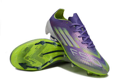 Adidas F50 Elite FG Firm Ground Soccer Cleats - Purple/Yellow/White