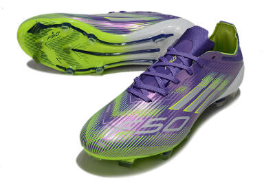Adidas F50 Elite FG Firm Ground Soccer Cleats - Purple/Yellow/White
