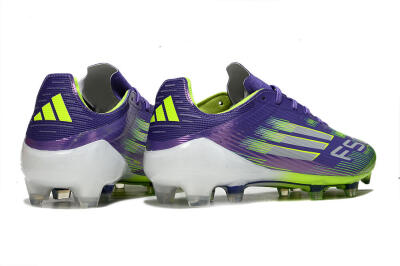 Adidas F50 Elite FG Firm Ground Soccer Cleats - Purple/Yellow/White