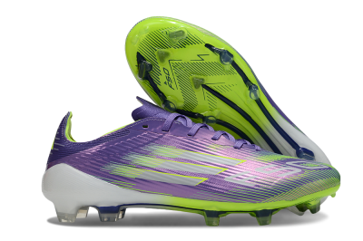 Adidas F50 Elite FG Firm Ground Soccer Cleats - Purple/Yellow/White