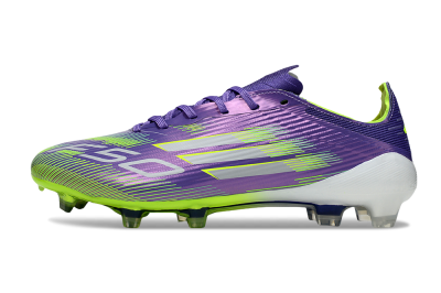 Adidas F50 Elite FG Firm Ground Soccer Cleats - Purple/Yellow/White
