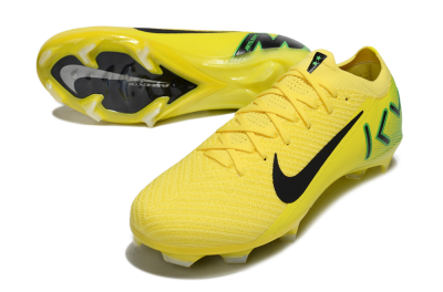 KM x Nike Air Zoom Mercurial Vapor 16 Elite FG Firm Ground Soccer Cleats - Yellow/Black/Green