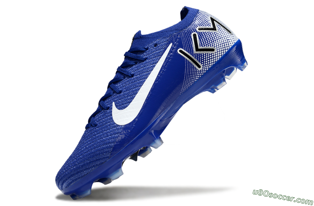 KM x Nike Air Zoom Mercurial Vapor 16 Elite FG Firm Ground Soccer Cleats - Blue/White/Black 6