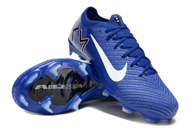 KM x Nike Air Zoom Mercurial Vapor 16 Elite FG Firm Ground Soccer Cleats - Blue/White/Black