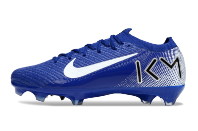 KM x Nike Air Zoom Mercurial Vapor 16 Elite FG Firm Ground Soccer Cleats - Blue/White/Black
