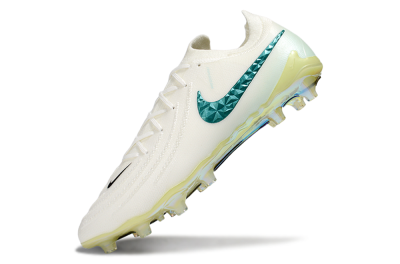 Nike Phantom GX 2 Elite AG Artificial Grass Soccer Cleats - Beige/Black/Jade