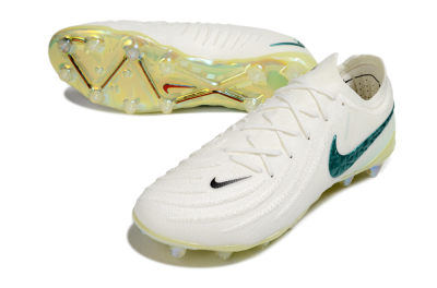 Nike Phantom GX 2 Elite AG Artificial Grass Soccer Cleats - Beige/Black/Jade