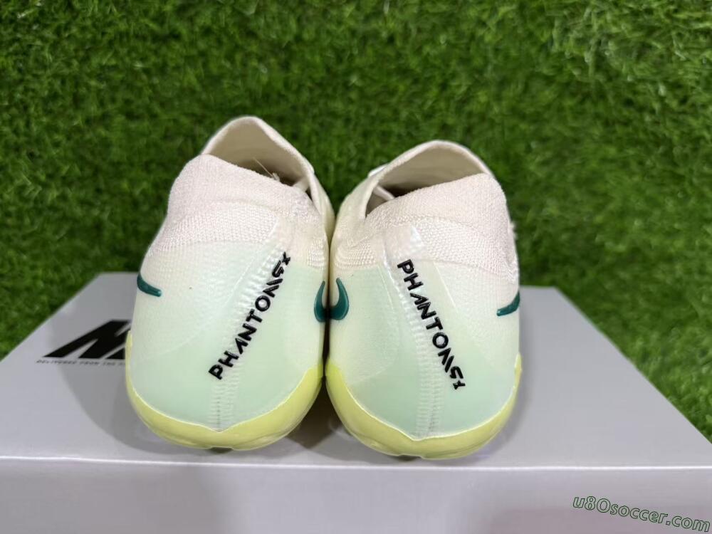 Nike Phantom GX 2 Elite AG Artificial Grass Soccer Cleats - Beige/Black/Jade