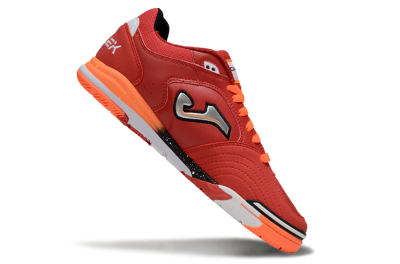 Joma Top Flex IC Indoor & Futsal Soccer Shoes - Red/Silver/Black