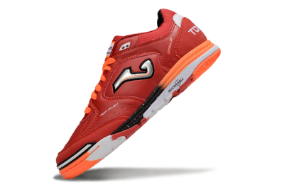 Joma Top Flex IC Indoor & Futsal Soccer Shoes - Red/Silver/Black