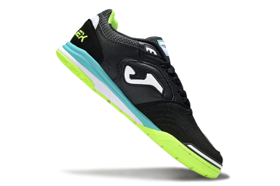 Joma Top Flex IC Indoor & Futsal Soccer Shoes - Black/White/Yellow