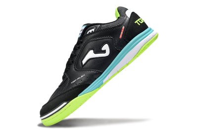 Joma Top Flex IC Indoor & Futsal Soccer Shoes - Black/White/Yellow