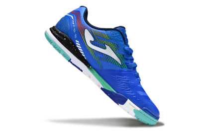 Joma Top Flex IC Indoor & Futsal Soccer Shoes - Blue/White/Yellow