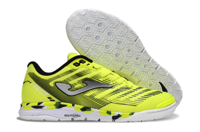 Joma Top Flex IC Indoor & Futsal Soccer Shoes - Yellow/Silver/Black