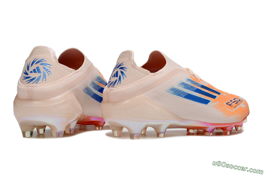 Adidas F50 Elite FG Firm Ground Soccer Cleats - Pink/Orange/Blue 6