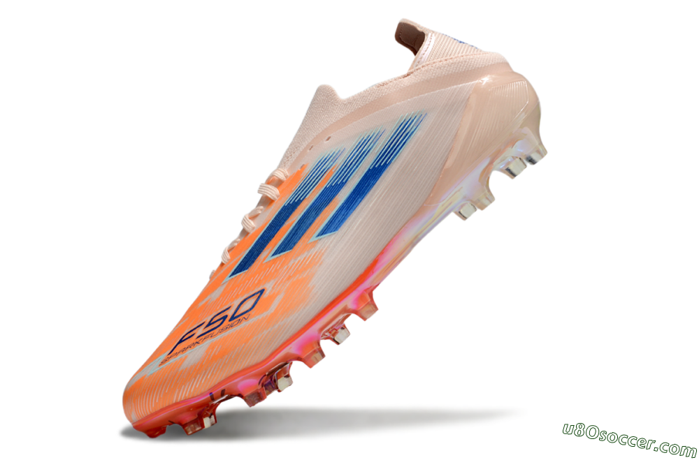Adidas F50 Elite FG Firm Ground Soccer Cleats - Pink/Orange/Blue 5