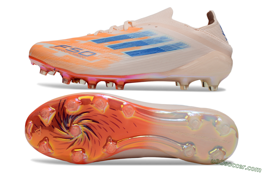 Adidas F50 Elite FG Firm Ground Soccer Cleats - Pink/Orange/Blue 0