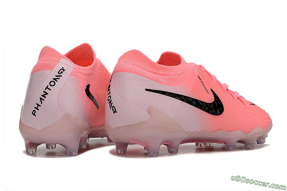 Nike Phantom GX 2 Elite AG Artificial Grass Soccer Cleats - Pink/Black 6