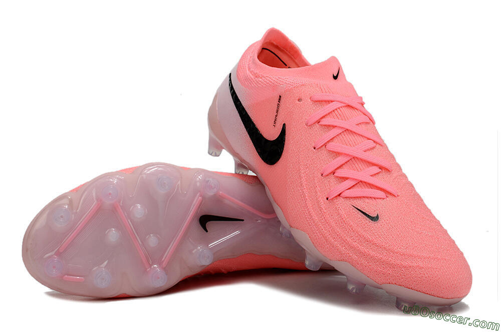 Nike Phantom GX 2 Elite AG Artificial Grass Soccer Cleats - Pink/Black 3