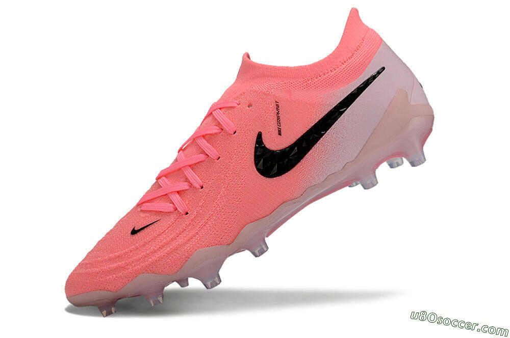 Nike Phantom GX 2 Elite AG Artificial Grass Soccer Cleats - Pink/Black 5