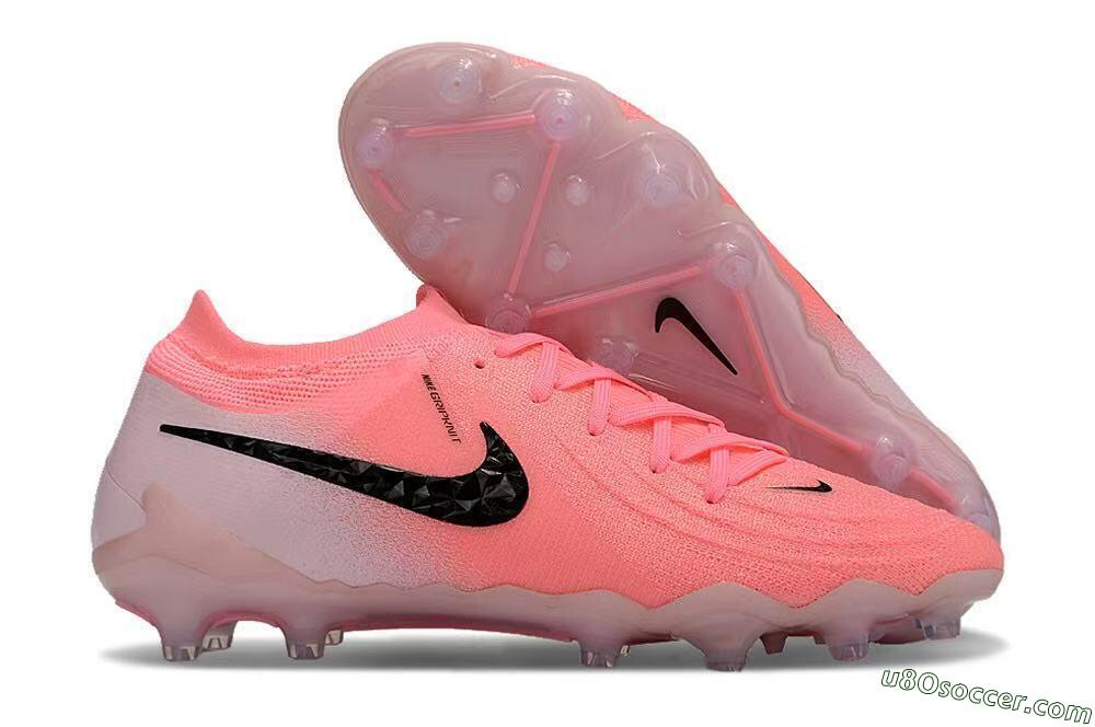 Nike Phantom GX 2 Elite AG Artificial Grass Soccer Cleats - Pink/Black 1