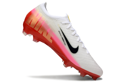 Nike Air Zoom Mercurial Vapor 16 Elite FG Firm Ground Soccer Cleats - White/Pink/Red