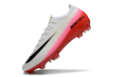 Nike Air Zoom Mercurial Vapor 16 Elite FG Firm Ground Soccer Cleats - White/Pink/Red