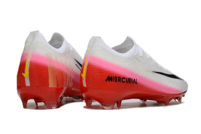 Nike Air Zoom Mercurial Vapor 16 Elite FG Firm Ground Soccer Cleats - White/Pink/Red