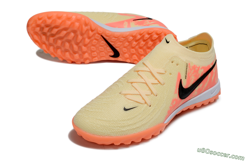 Nike Phantom GX 2 Elite TF Artificial Turf Soccer Shoes - Yellow/Red/Black 3