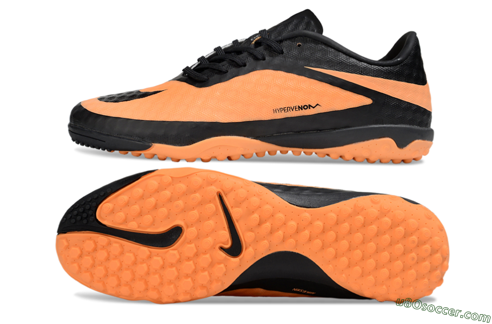 Nike Hypervenom Phantom RGN SE TF Artificial Turf Soccer Shoes - Orange/Black 0