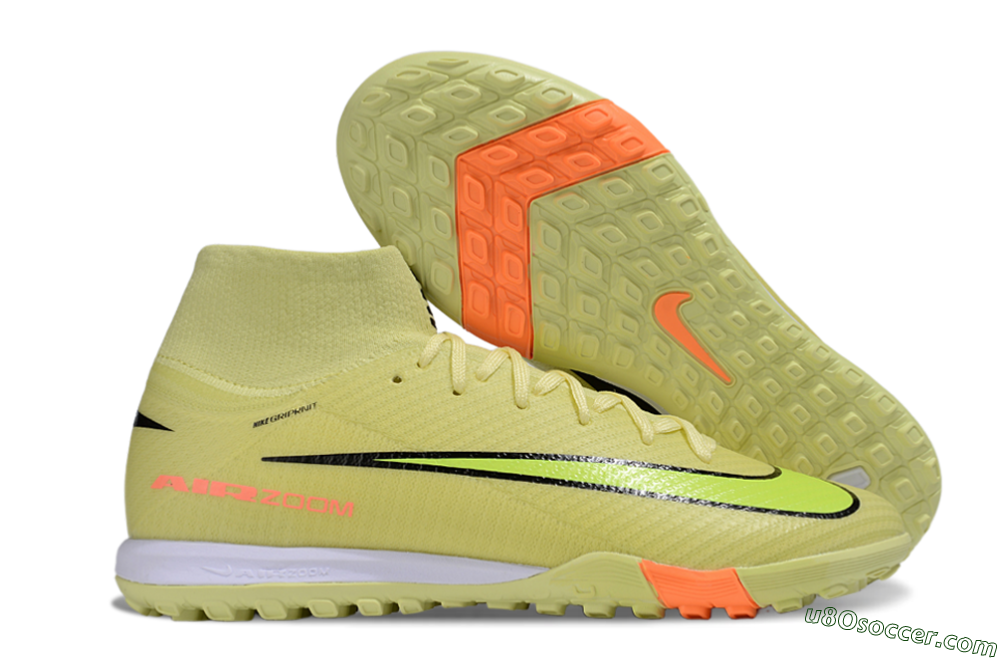 Nike Air Zoom Mercurial Superfly 10 Elite TF Artificial Turf Soccer Shoes - Yellow/Black/Red 1