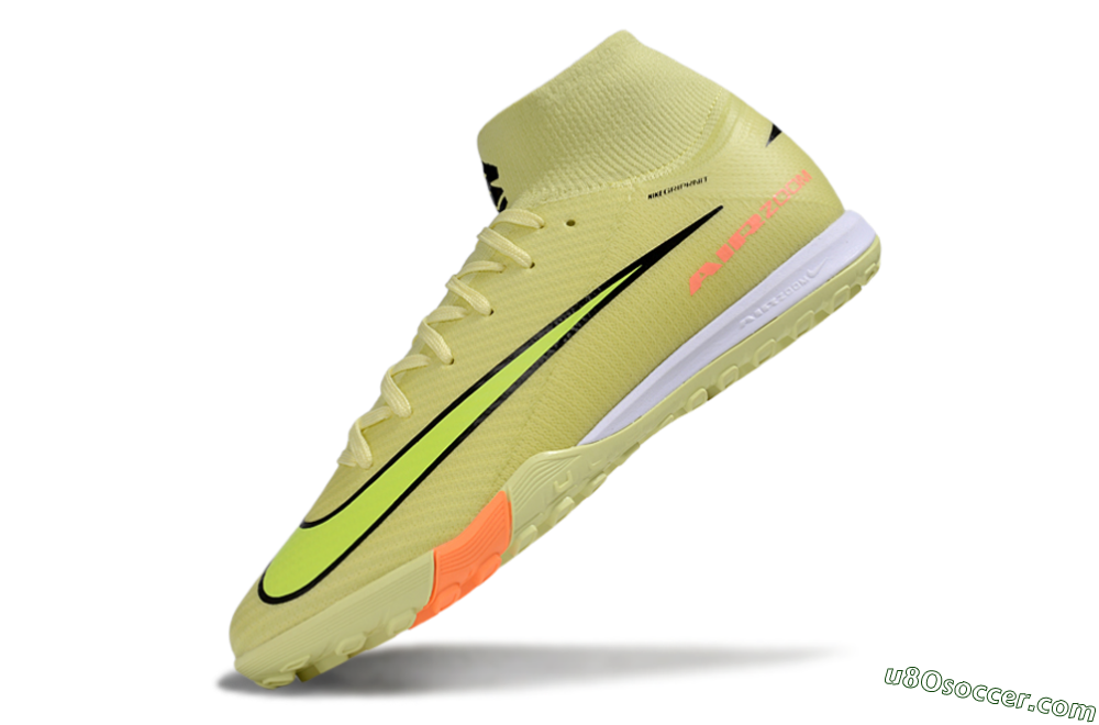 Nike Air Zoom Mercurial Superfly 10 Elite TF Artificial Turf Soccer Shoes - Yellow/Black/Red 5