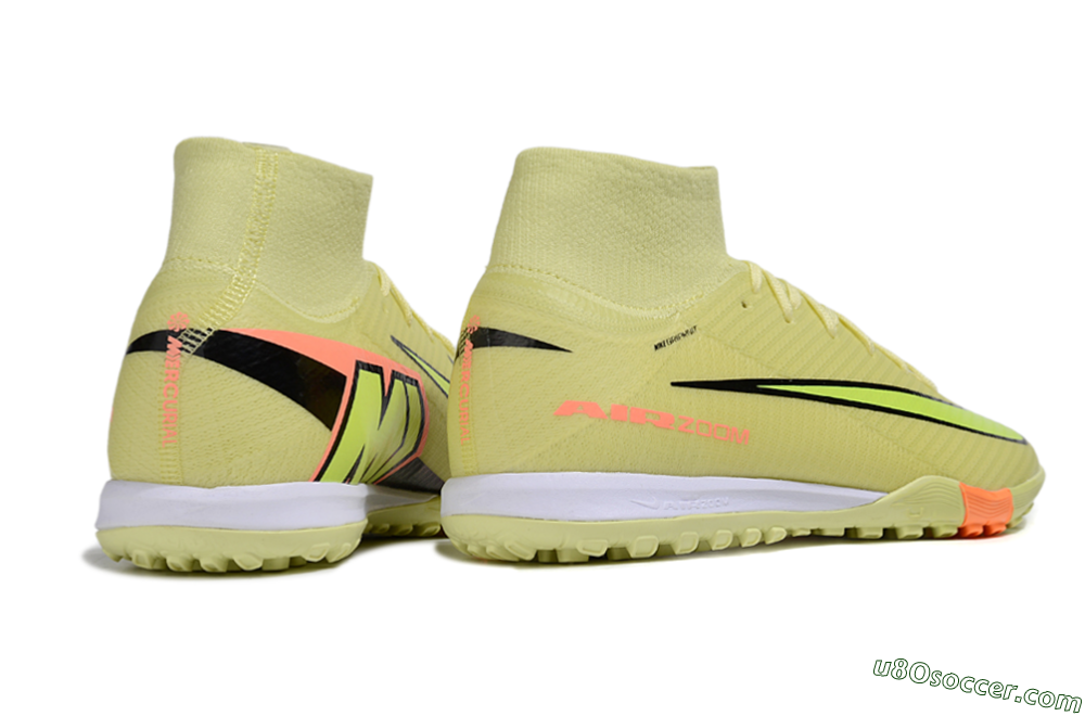 Nike Air Zoom Mercurial Superfly 10 Elite TF Artificial Turf Soccer Shoes - Yellow/Black/Red 6