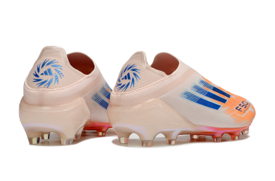 Adidas F50 Elite Laceless FG Firm Ground Soccer Cleats - Pink/Orange/Blue