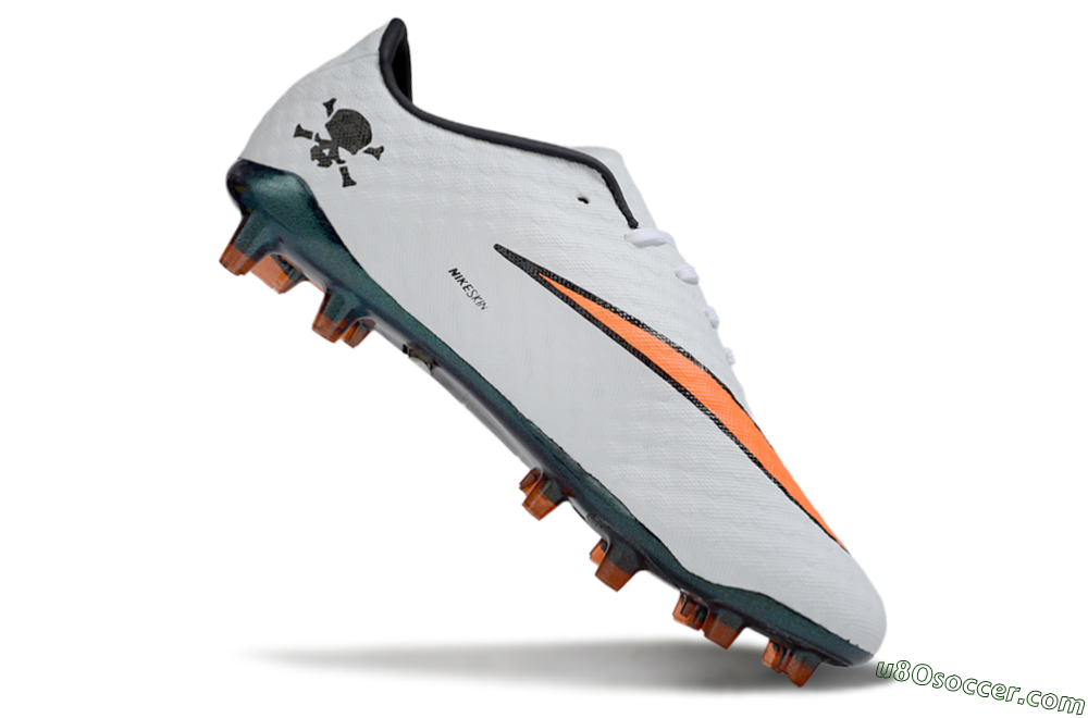 Nike Hypervenom Phantom RGN SE FG Firm Ground Soccer Cleats - White/Black/Orange 4
