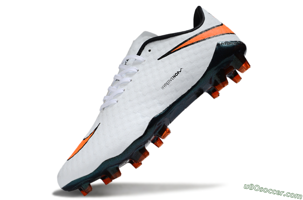 Nike Hypervenom Phantom RGN SE FG Firm Ground Soccer Cleats - White/Black/Orange 5