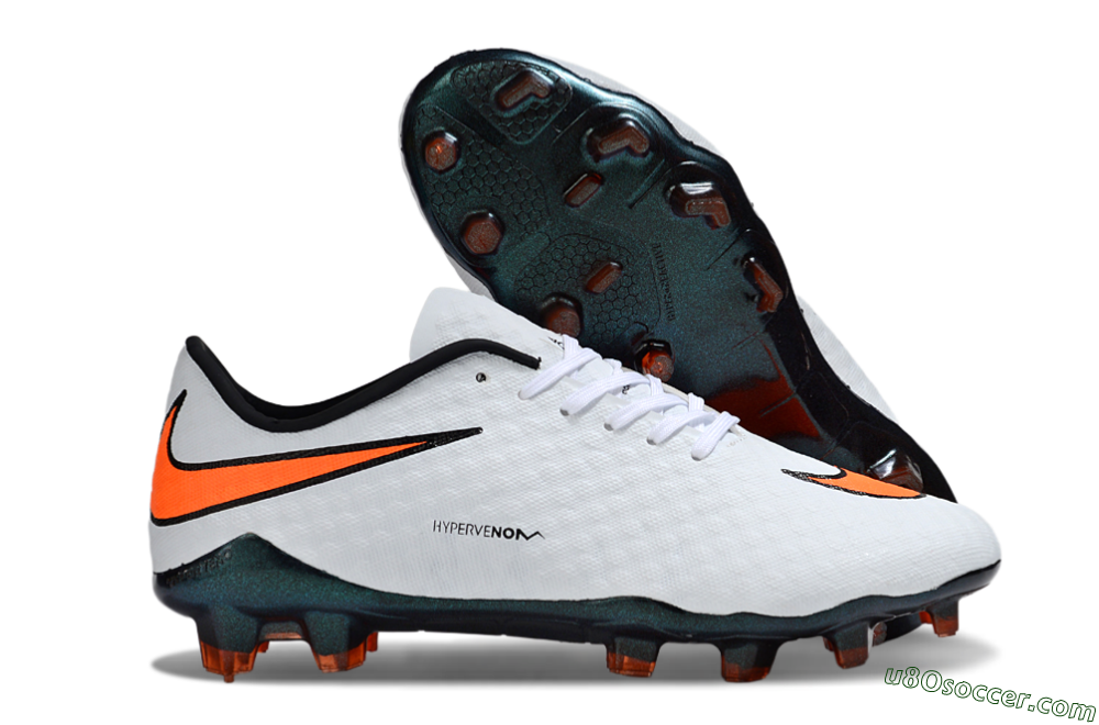 Nike Hypervenom Phantom RGN SE FG Firm Ground Soccer Cleats - White/Black/Orange 1
