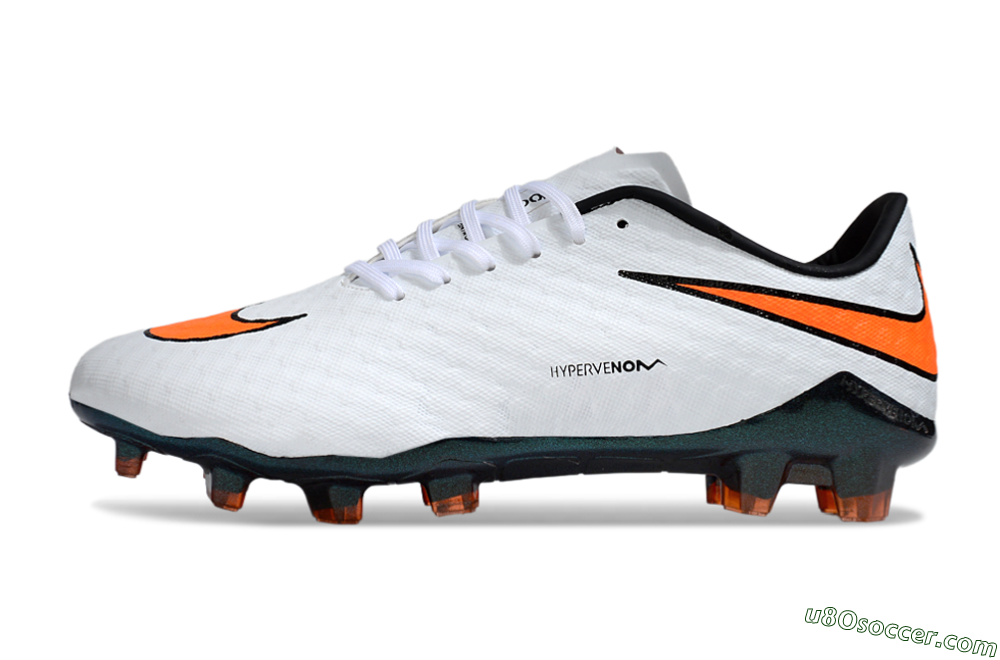 Nike Hypervenom Phantom RGN SE FG Firm Ground Soccer Cleats - White/Black/Orange 2