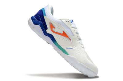 Joma Top Flex IC Indoor & Futsal Soccer Shoes - White/Blue/Red