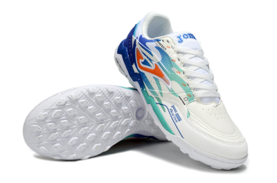 Joma Top Flex IC Indoor & Futsal Soccer Shoes - White/Blue/Red