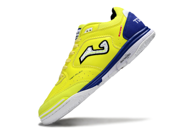 Joma Top Flex IC Indoor & Futsal Soccer Shoes - Yellow/White/Blue