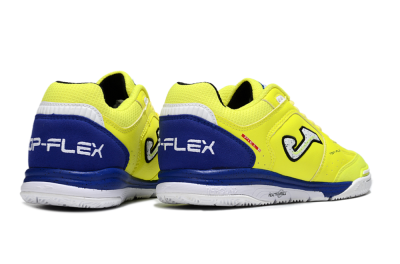 Joma Top Flex IC Indoor & Futsal Soccer Shoes - Yellow/White/Blue