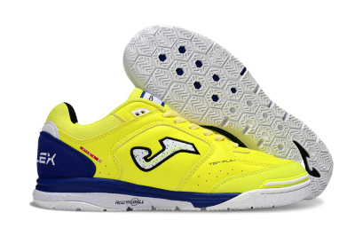 Joma Top Flex IC Indoor & Futsal Soccer Shoes - Yellow/White/Blue