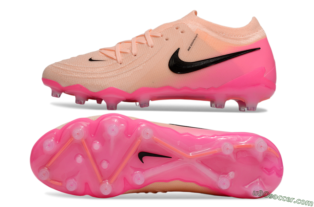 Nike Phantom GX 2 Elite AG Artificial Grass Soccer Cleats - Pink/Black 0