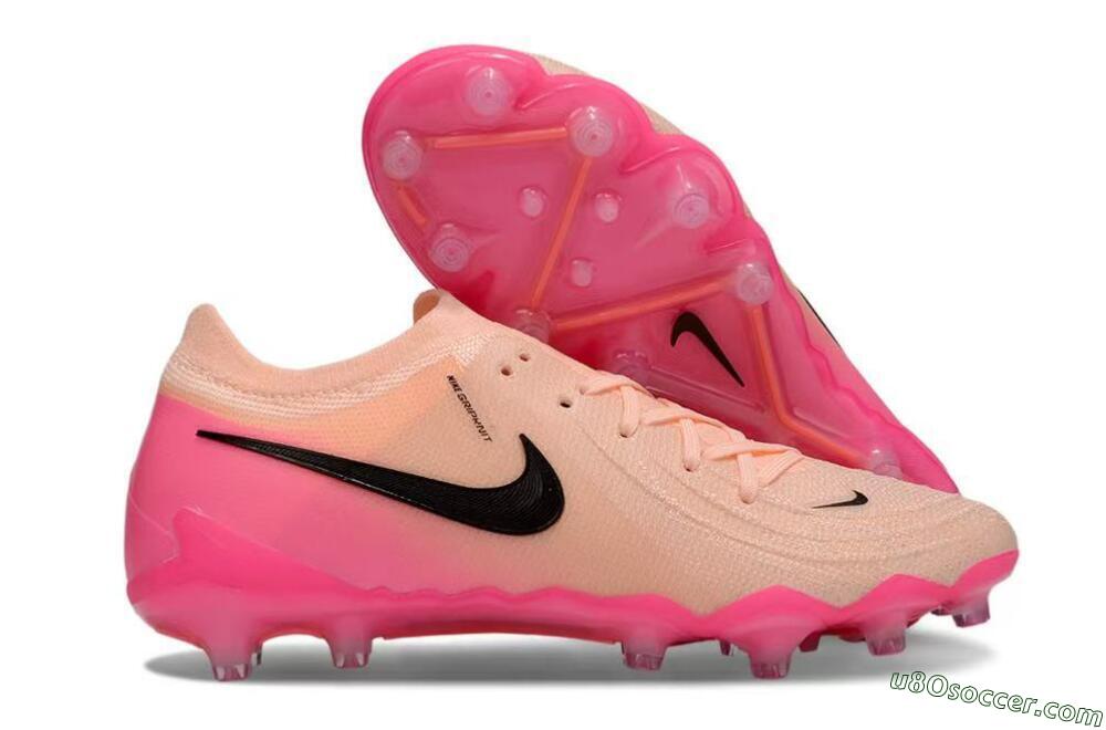Nike Phantom GX 2 Elite AG Artificial Grass Soccer Cleats - Pink/Black 1