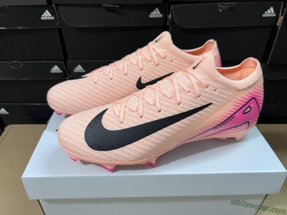Nike Air Zoom Mercurial Vapor 16 Elite FG Firm Ground Soccer Cleats - Pink/Black/Gold