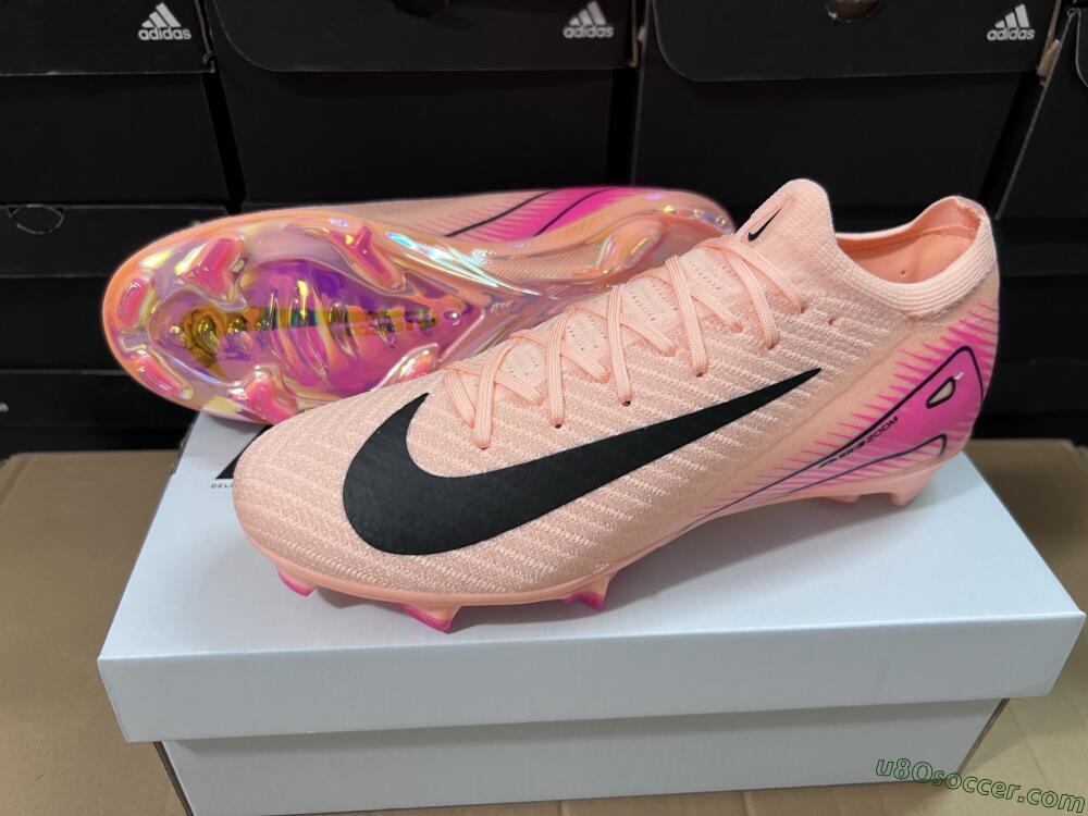 Nike Air Zoom Mercurial Vapor 16 Elite FG Firm Ground Soccer Cleats - Pink/Black/Gold